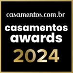 Imagem ilustrativa do Prêmio de melhores fornecedores do ano de 2023 pelo site casamentos.com.br